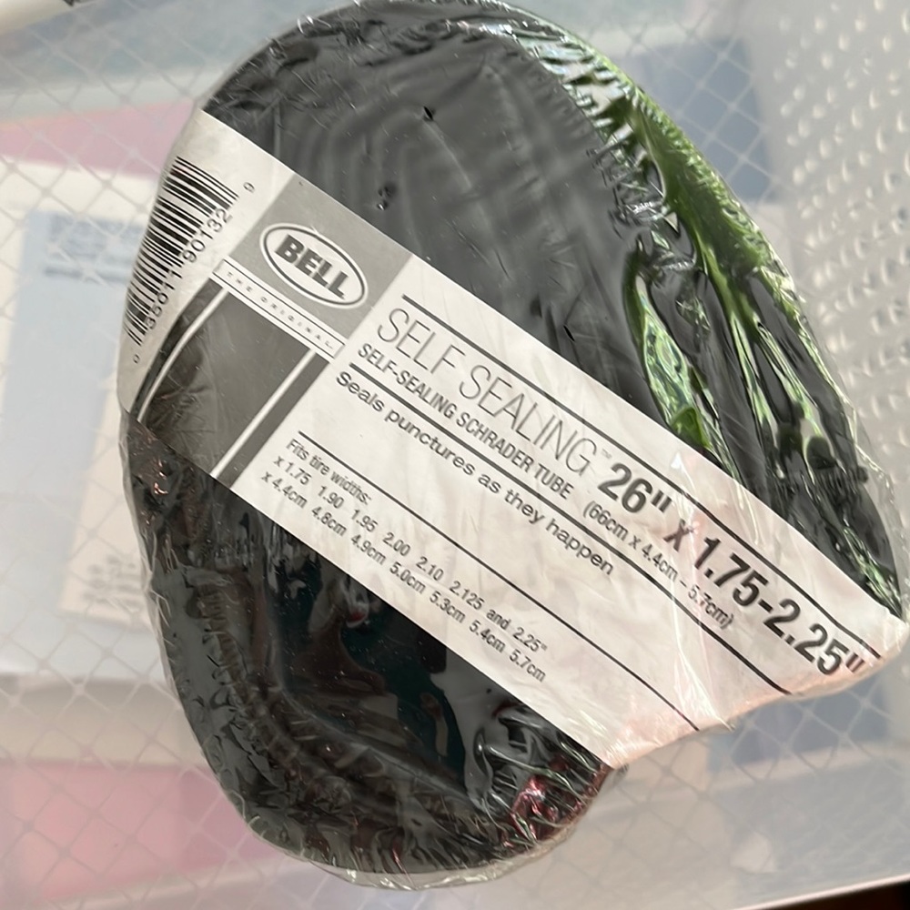Bell tire tube 26”x1.75-2.25” self sealing tube